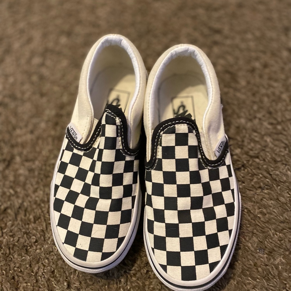 Vans size 12 great condition worn once No rips or tears Black & White checkered
